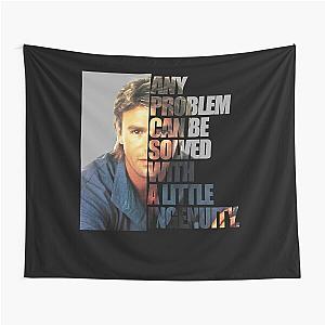 Lover Gift for MacGyver Fan Tapestry