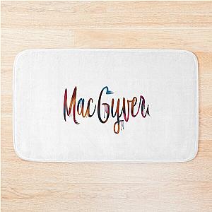 Rebooted MacGyver Paint Text Style Bath Mat