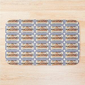 Rebooted MacGyver License Plate Design Bathroom Mat