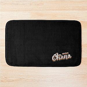 Rebooted MacGyver Ohana Aged Text Design Bath Mat