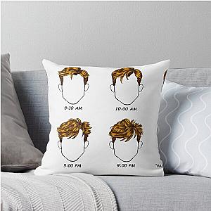 How to Tell Time by Your MacGyver's Hair Throw Pillow