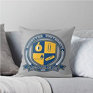MacGyver University Throw Pillow