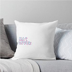 Rebooted MacGyver Glitch Effect Throw Pillow