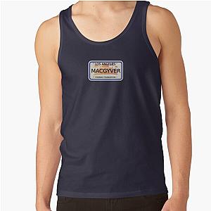 Rebooted MacGyver License Plate Design Tank Top