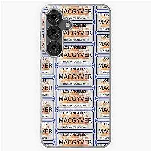 MacGyver License Plate Design Samsung Galaxy Soft Case