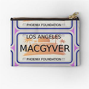 MacGyver License Plate Design Zipper Pouch
