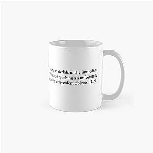 the verb is to MacGyver Classic Mug
