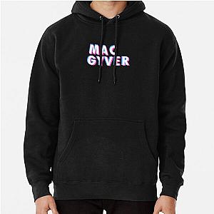 Rebooted MacGyver Glitch Effect Pullover Hoodie