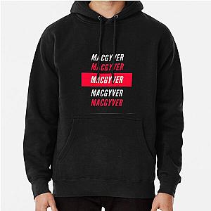 Rebooted MacGyver Red White Pullover Hoodie