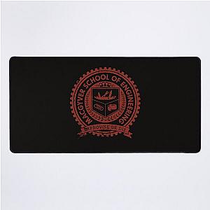 VINTAGE MacGyver School of Engineering Red Desk Mat