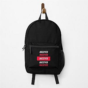 Rebooted MacGyver Red White Backpack
