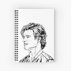 Angus MacGyver Line Art Spiral Notebook
