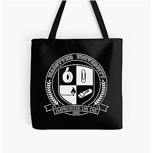 MacGyver University V2 All Over Print Tote Bag