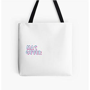 Rebooted MacGyver Glitch Effect All Over Print Tote Bag