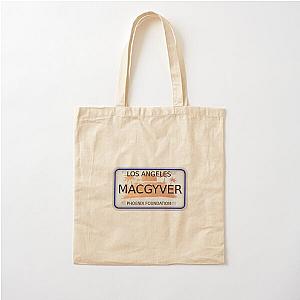 Rebooted MacGyver License Plate Cotton Tote Bag