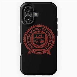 VINTAGE MacGyver School of Engineering Red iPhone Tough Case