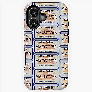 Rebooted MacGyver License Plate Design iPhone Tough Case