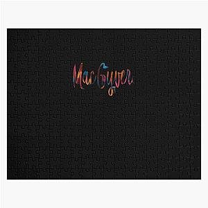 Rebooted MacGyver Paint Text Style Jigsaw Puzzle