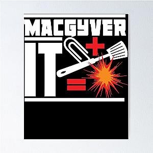 More Than Awesome MacGyver Graphics Gift Poster