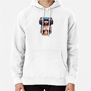 machine girl Pullover Hoodie RB0507