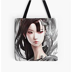 Machine Girl All Over Print Tote Bag RB0507