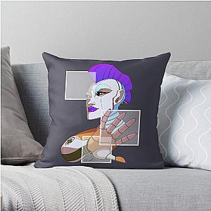 Machine Girl Throw Pillow RB0507