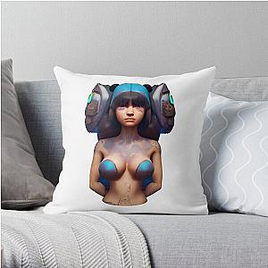 machine girl Throw Pillow RB0507