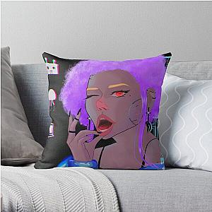 machine girl  Throw Pillow RB0507