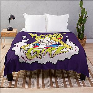 Machine Girl Throw Blanket RB0507