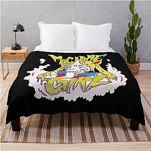 Machine Girl Throw Blanket RB0507