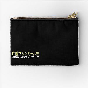 Machine Girl Wlfgrl Wolfgirl Duo Aesthetic Black Zipper Pouch