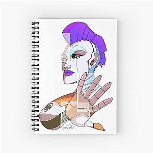 Machine Girl Spiral Notebook