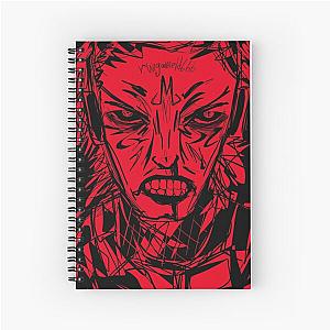 MACHINE GIRL RED ART Spiral Notebook