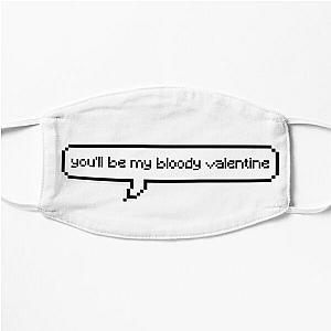 Bloody Valentine lyrics sticker - Machine Gun Kelly Flat Mask RB1208