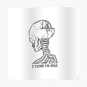 I think I'm OKAY sticker - Machine Gun Kelly Poster RB1208