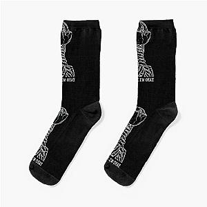 I think Im OK sticker Machine Gun Kelly Socks