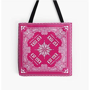 Machine Gun Kelly EST 19XX pink All Over Print Tote Bag
