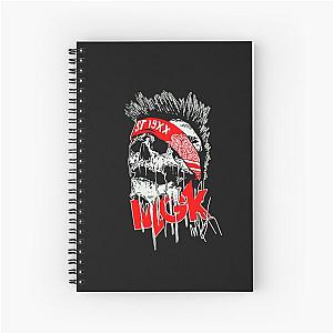 Vintage Machine Gun Kelly Men T shirt Black Spiral Notebook