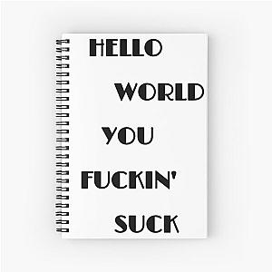 Mood Papercuts - Machine Gun Kelly Spiral Notebook