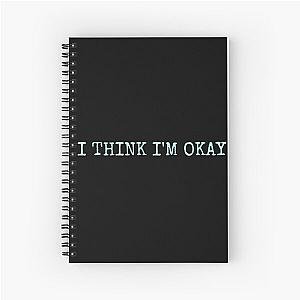 I Think I'm Okay Mug - Machine Gun Kelly Spiral Notebook