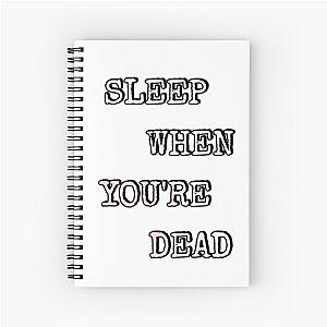 Sleep When Sticker Machine Gun Kelly Notebook