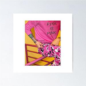 Pink is Punk Machine Gun Kelly Sticker Poster