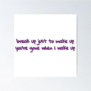 Make Up lyrics Machine Gun Kelly Poster