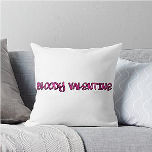 Bloody Valentine Machine Gun Kelly Throw Pillow