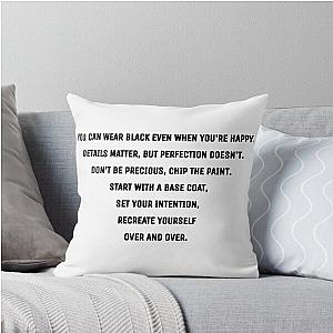 Depressionist Machine Gun Kelly Throw Pillow