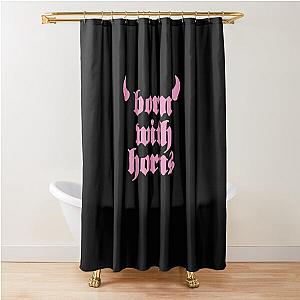 Machine Gun Kelly - MGK - Born with Horns Shower Curtain