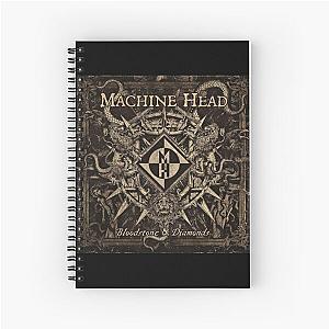 Machine Head bloodstone diamonds Spiral Notebook