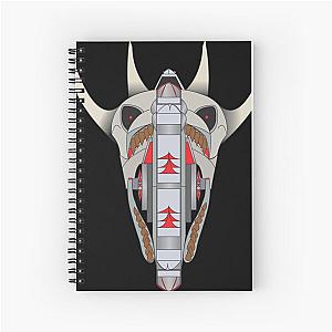 Demon Machine Head Spiral Notebook