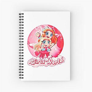 Mackenzie Turner Girls World Spiral Notebook