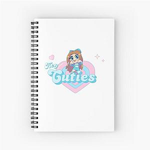 Mackenzie Turner Blue  Heavy Spiral Notebook